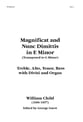 Magnificat and Nunc Dimittis in E Minor SATB choral sheet music cover